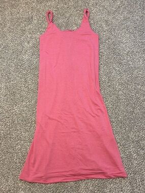 Brand New Without Tags Zenana French Terry Twisted Strap Midi Dress Size Small